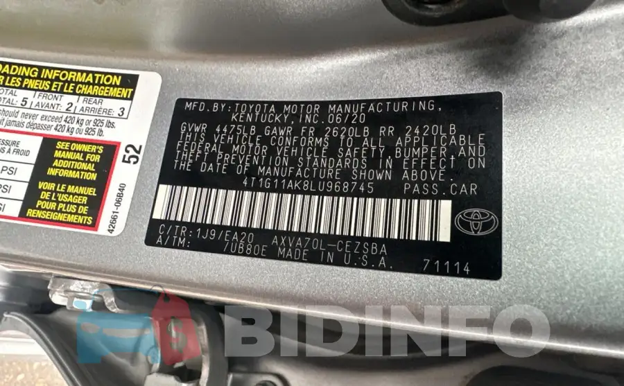 4T1G11AK8LU968745 Photo# 10