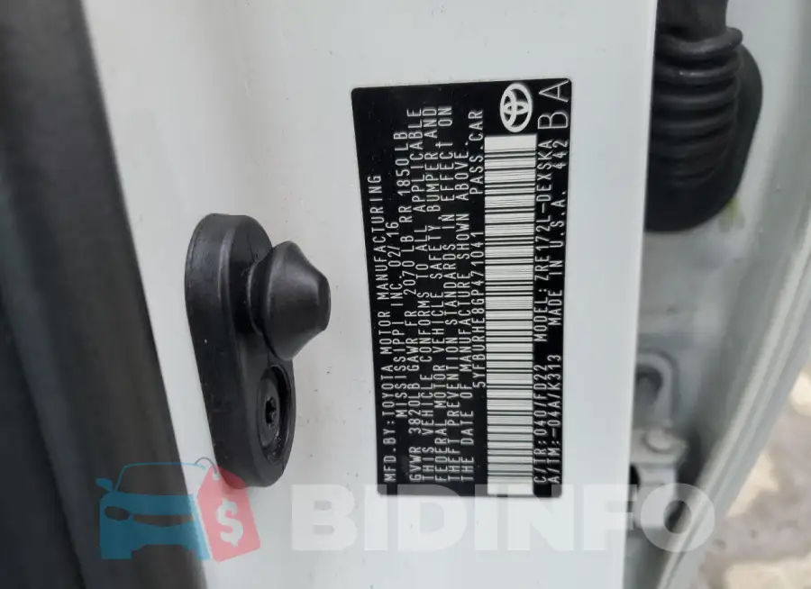 5YFBURHE8GP471041 Photo# 12