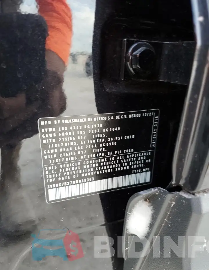 3VVDX7B27NM048363 Photo# 13