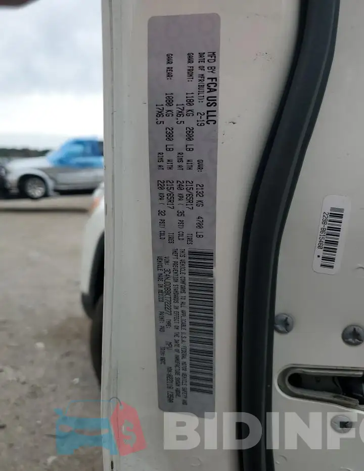 3C4NJDDB8KT722277 Photo# 12