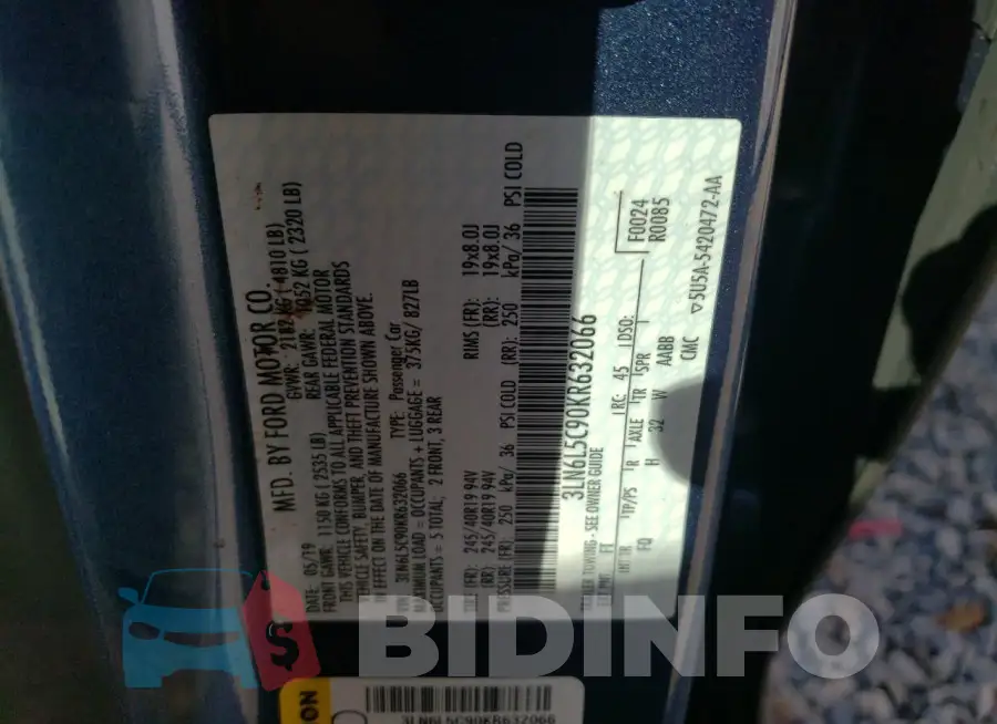 3LN6L5C90KR632066 Photo# 12