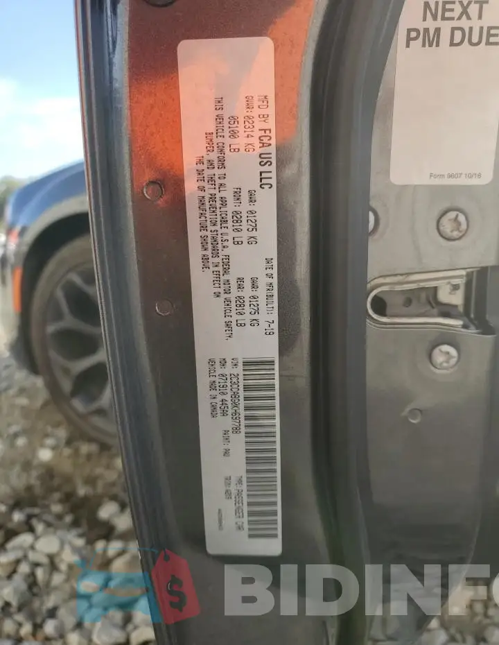 2C3CCABG0KH697788 Photo# 12
