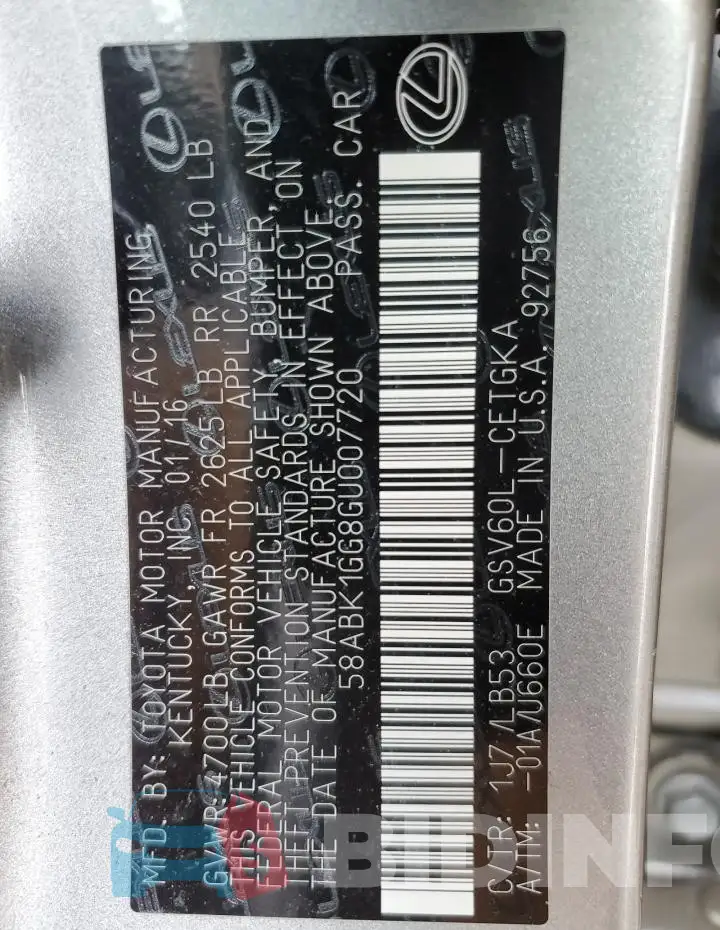 58ABK1GG8GU007720 Photo# 12