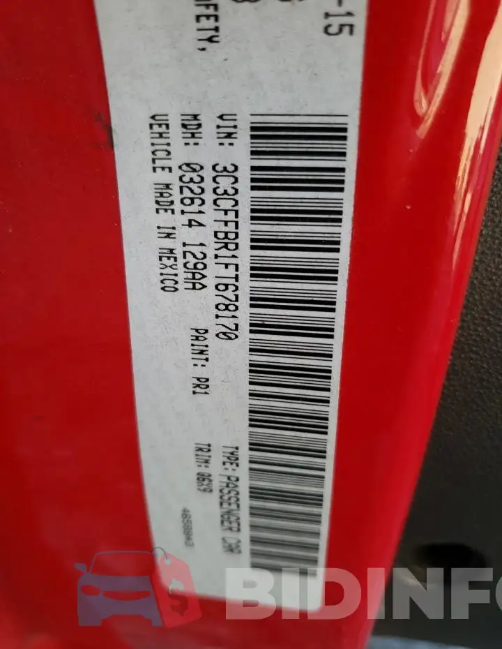 3C3CFFBR1FT678170 Photo# 12