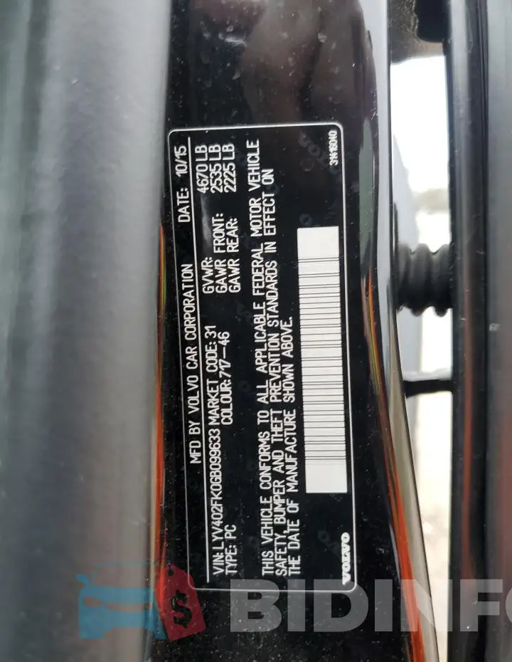 LYV402FK0GB099633 Photo# 12