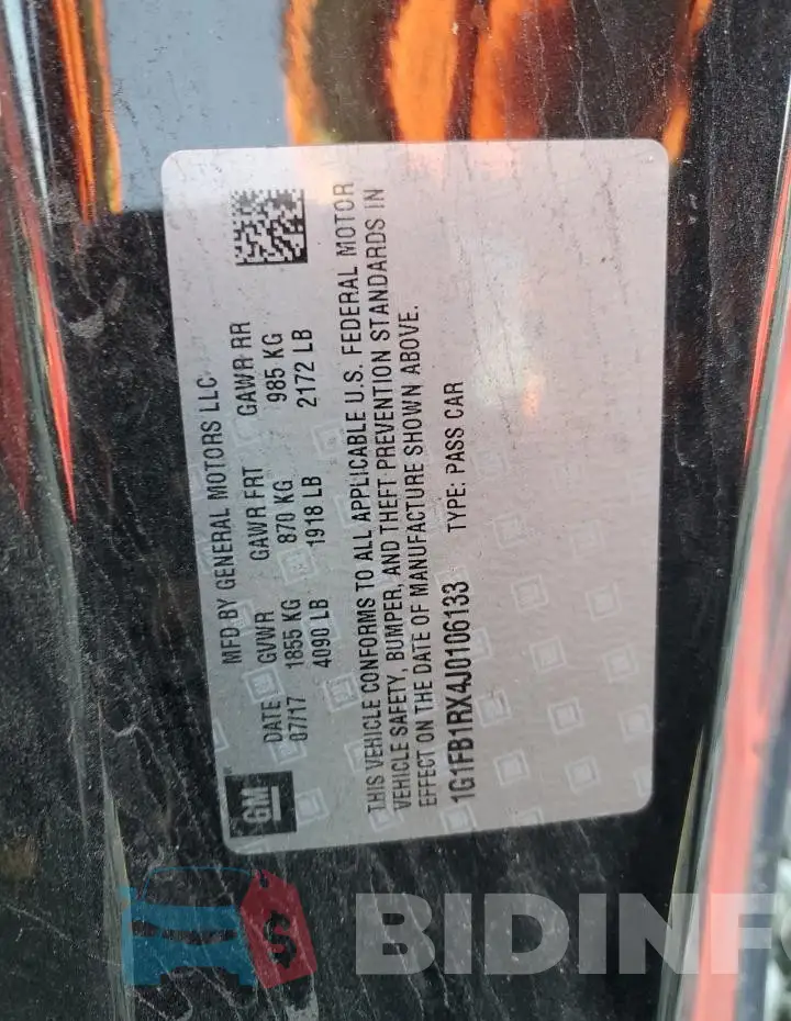 1G1FB1RX4J0106133 Photo# 12
