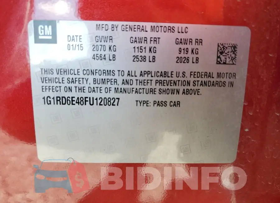 1G1RD6E48FU120827 Photo# 12