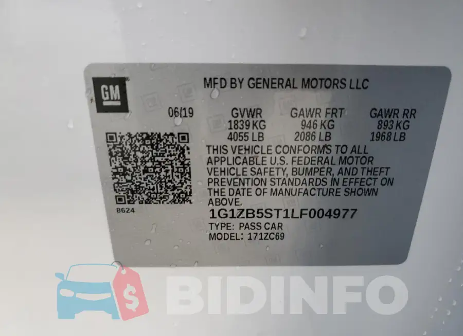 1G1ZB5ST1LF004977 Photo# 12