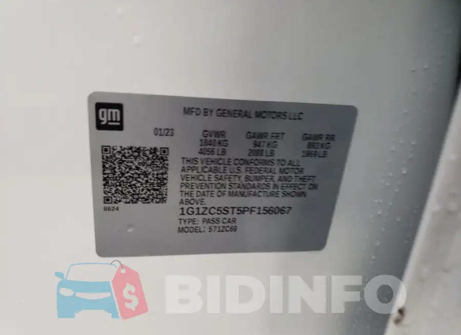 1G1ZC5ST5PF156067 Photo# 12
