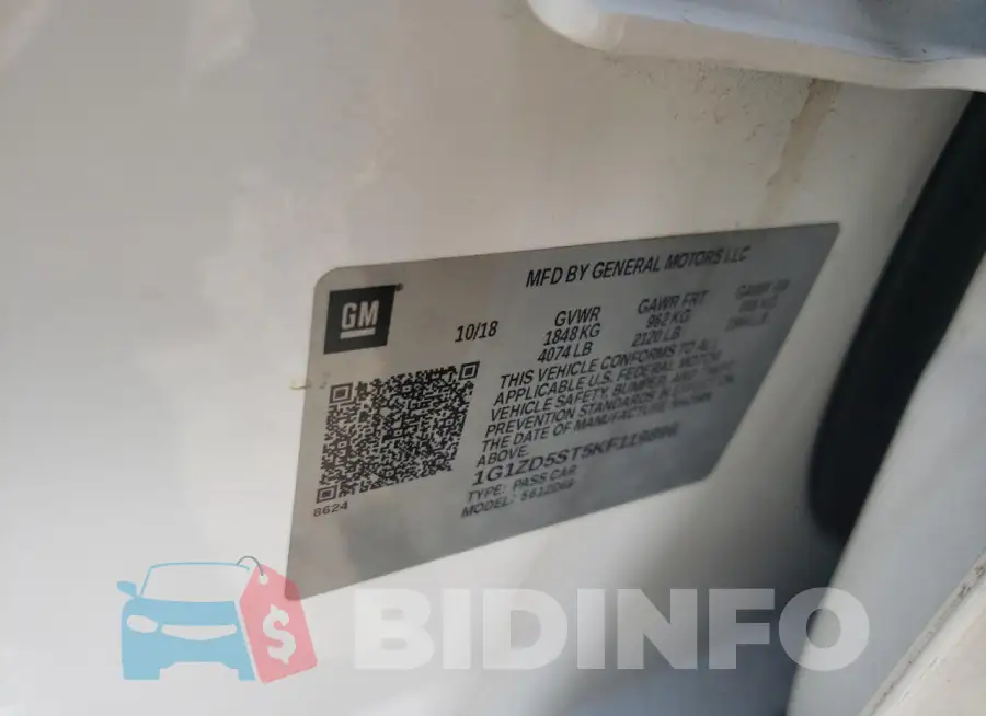 1G1ZD5ST5KF119896 Photo# 10