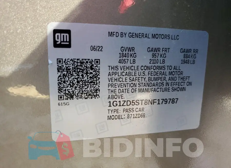 1G1ZD5ST8NF179787 Photo# 12