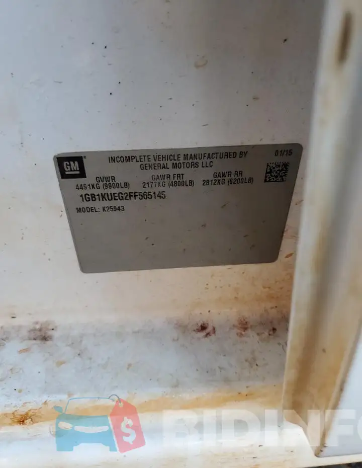 1GB1KUEG2FF565145 Photo# 13