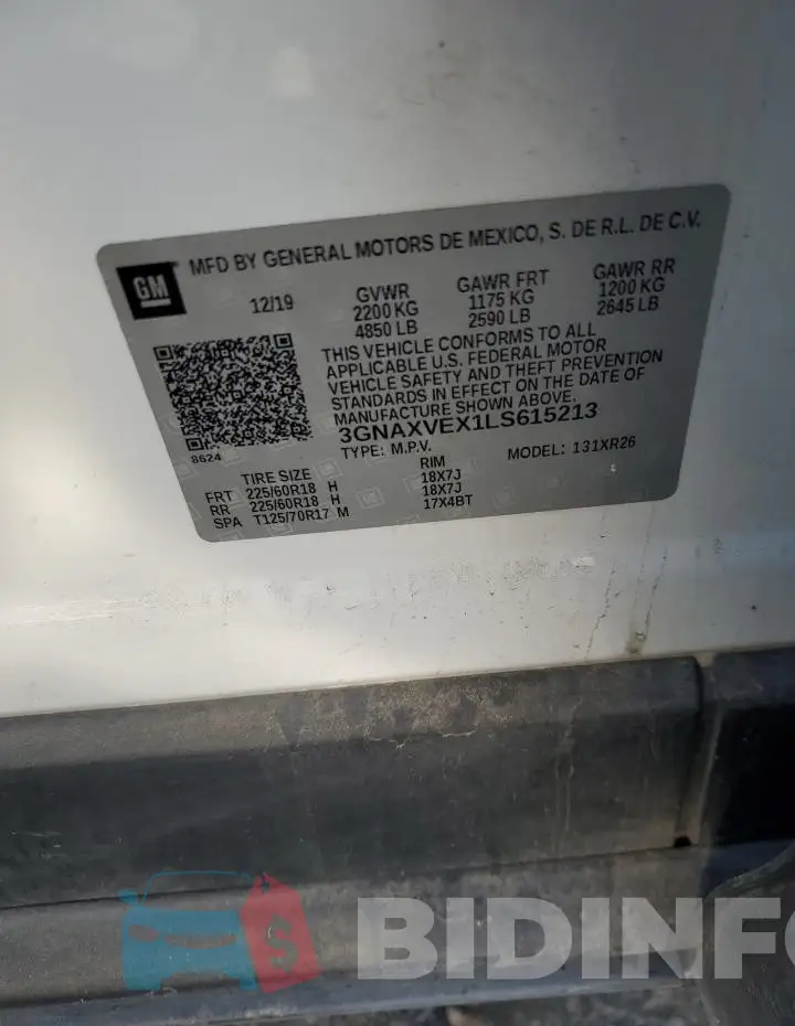 3GNAXVEX1LS615213 Photo# 12