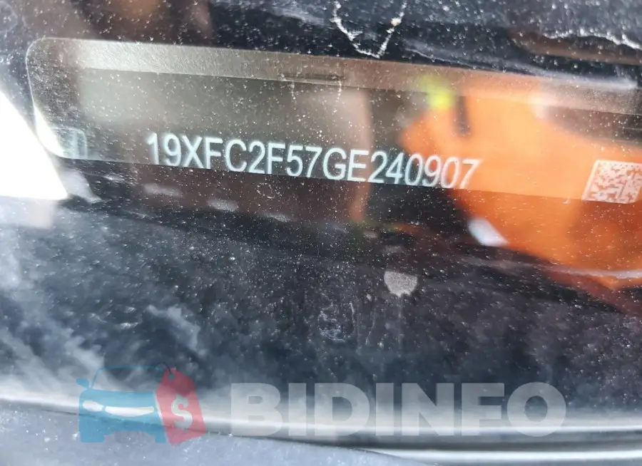 19XFC2F57GE240907 Photo# 12
