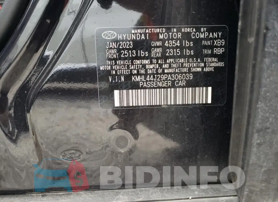 KMHL44J29PA306039 Photo# 12