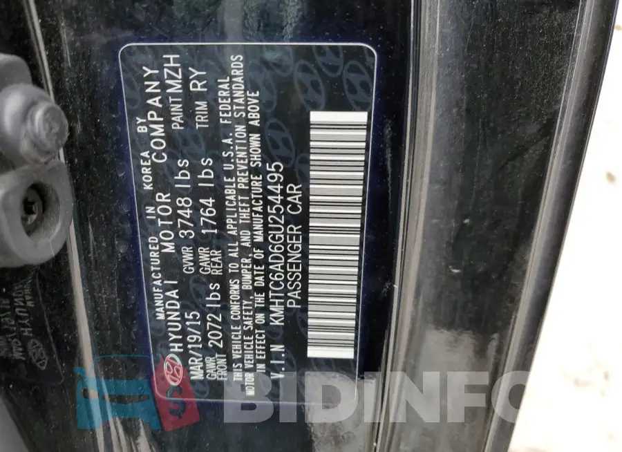 KMHTC6AD6GU254495 Photo# 12