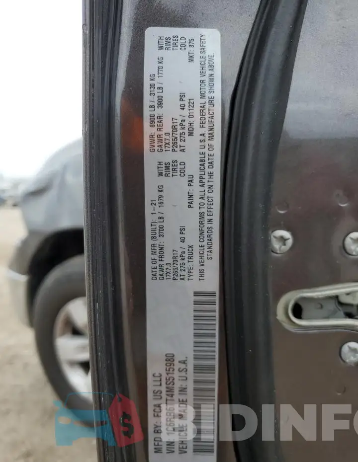 1C6RR6TT4MS515980 Photo# 12