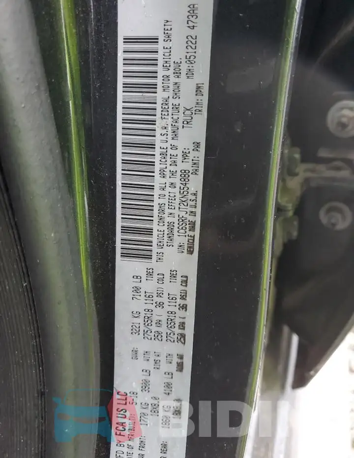1C6SRFJT2KN554888 Photo# 13