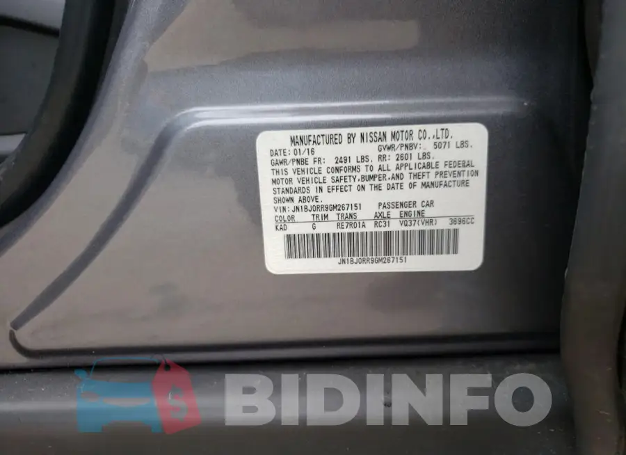 JN1BJ0RR9GM267151 Photo# 14