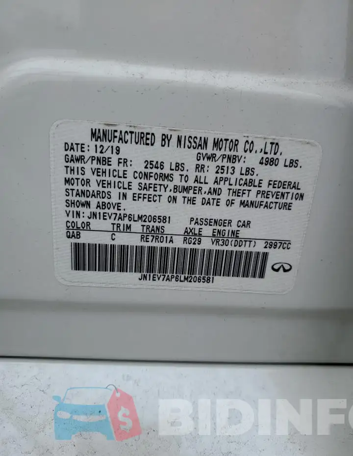 JN1EV7AP6LM206581 Photo# 13