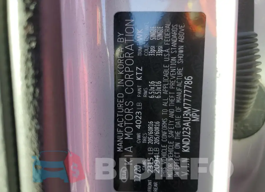 KNDJ23AU3M7777786 Photo# 12