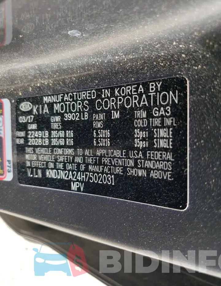 KNDJN2A24H7502031 Photo# 13