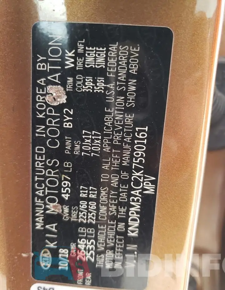 KNDPM3AC2K7590161 Photo# 12