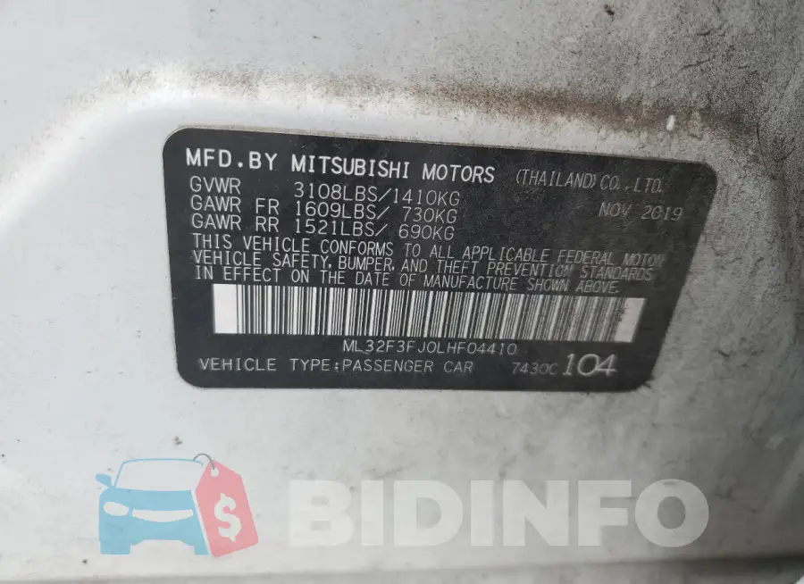 ML32F3FJ0LHF04410 Photo# 12