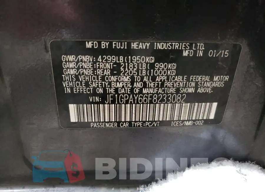 JF1GPAY66F8233082 Photo# 12