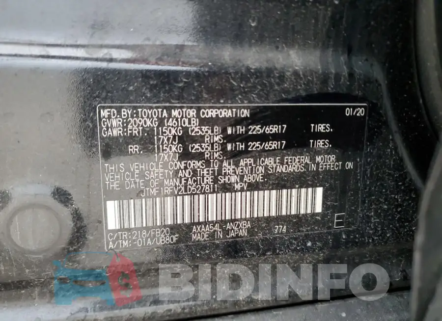 JTMF1RFV2LD527811 Photo# 13