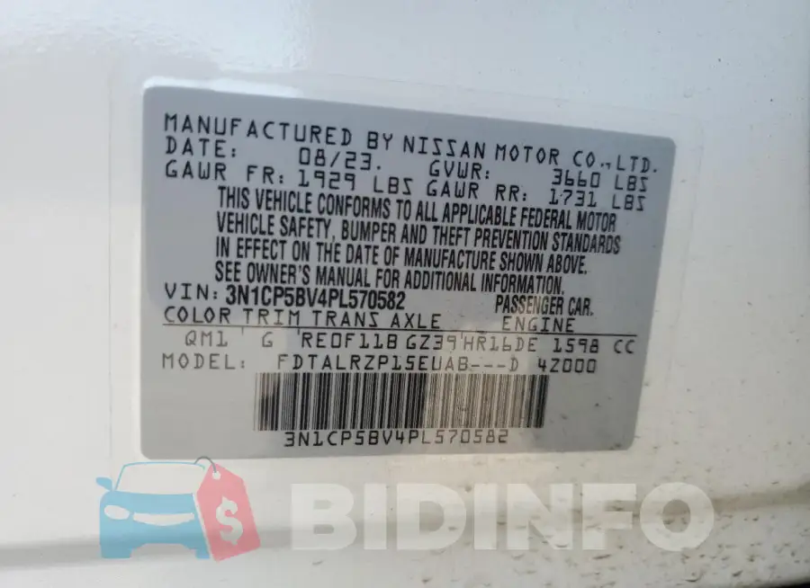 3N1CP5BV4PL570582 Photo# 14