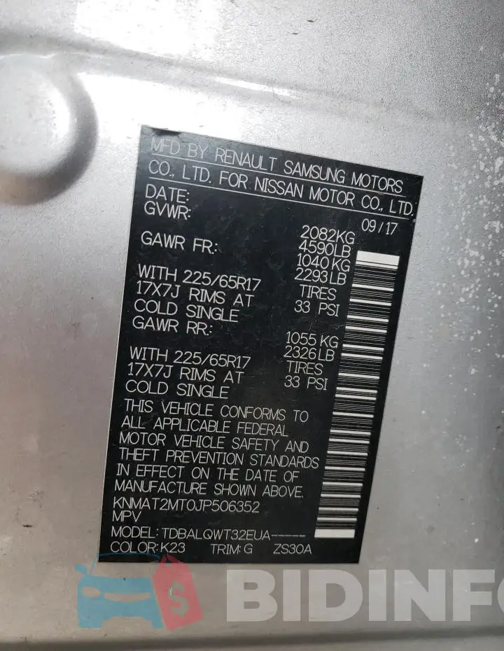 KNMAT2MT0JP506352 Photo# 13