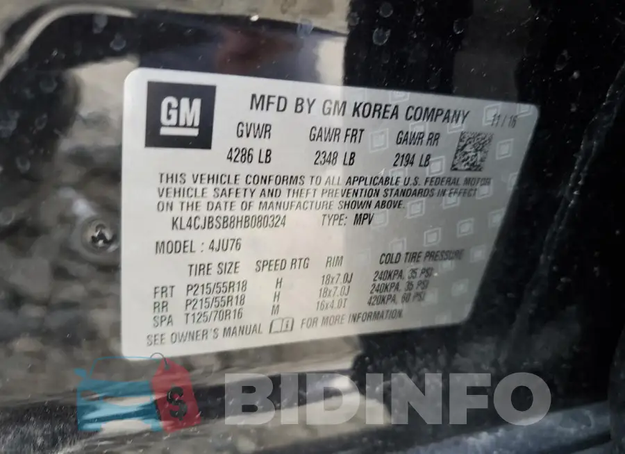 KL4CJBSB8HB080324 Photo# 12