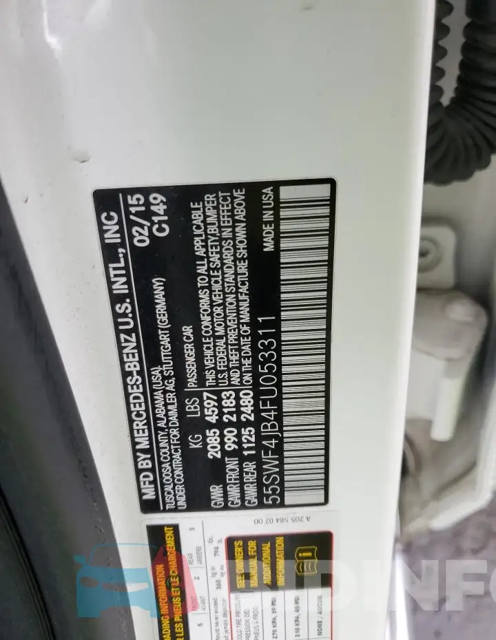 55SWF4JB4FU053311 Photo# 12