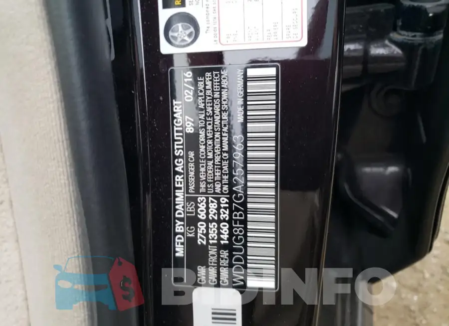 WDDUG8FB7GA257963 Photo# 12