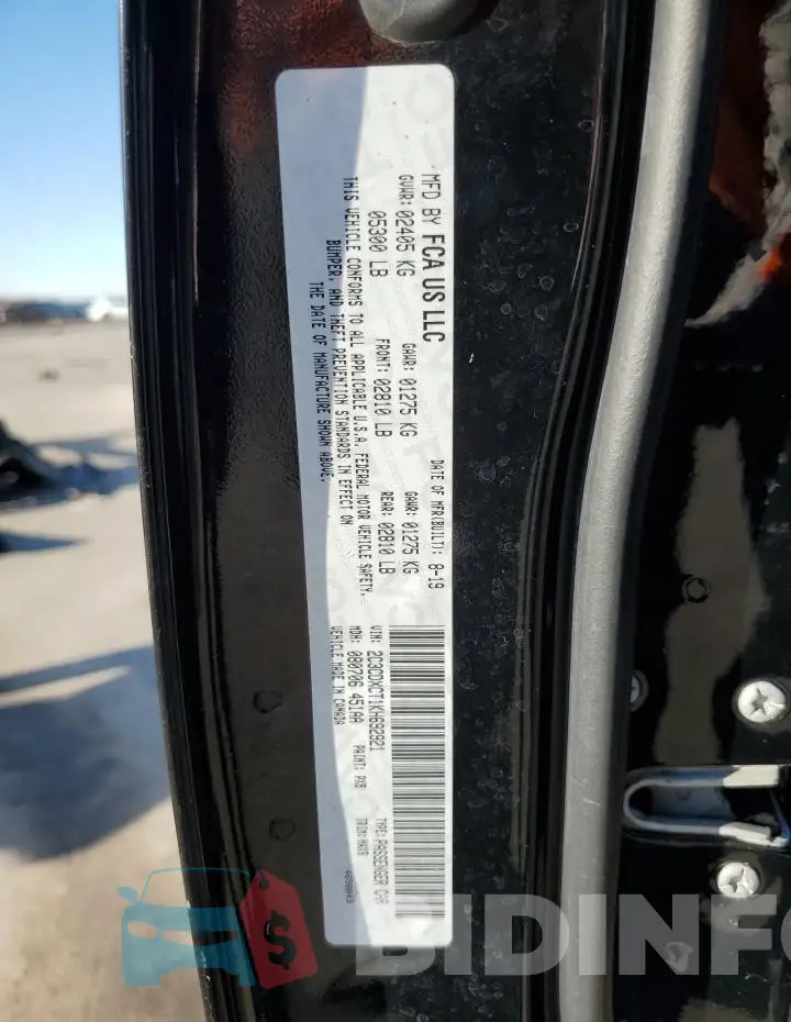 2C3CDXCT1KH692921 Photo# 12