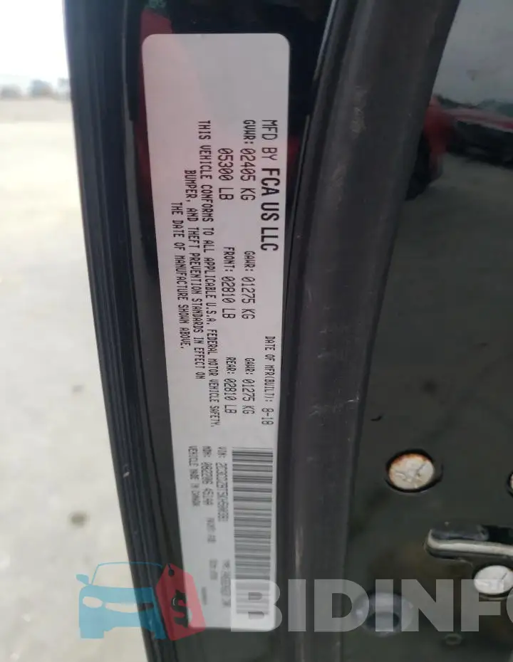 2C3CDZBT5KH500381 Photo# 12