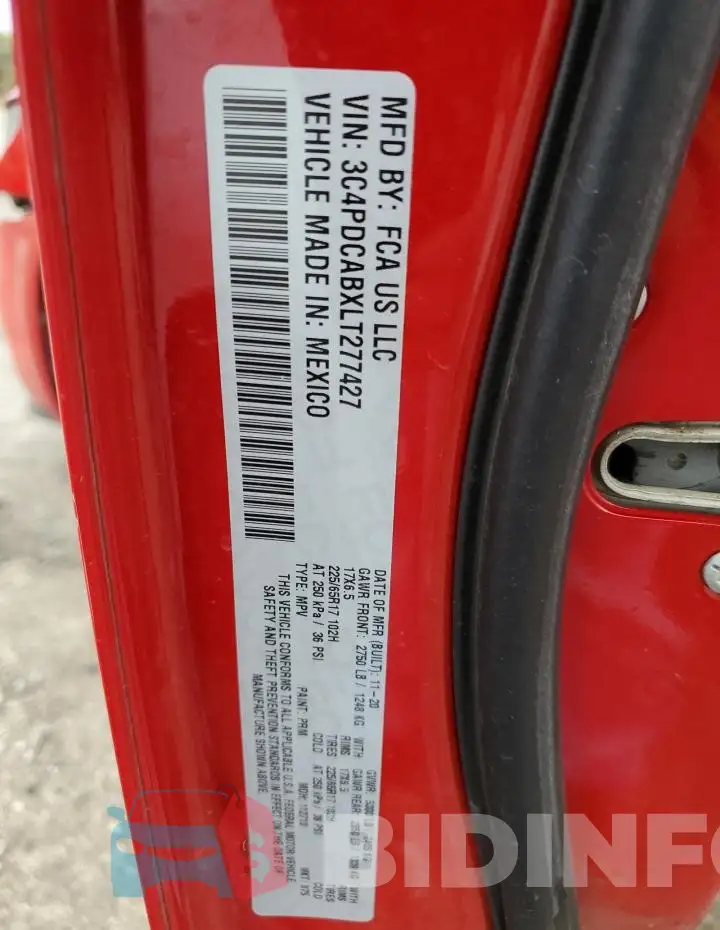 3C4PDCABXLT277427 Photo# 13