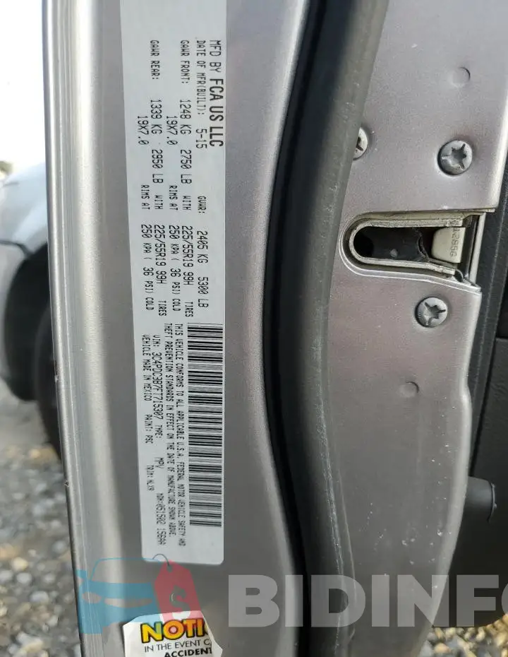 3C4PDCBB7FT715307 Photo# 13
