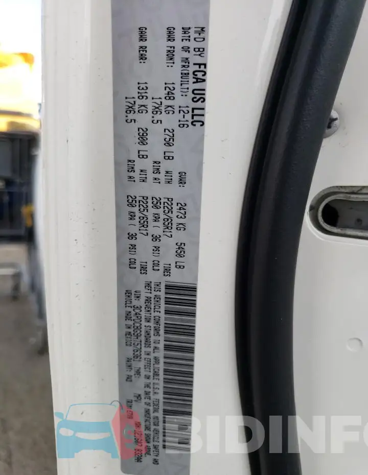 3C4PDCBG9HT576361 Photo# 13