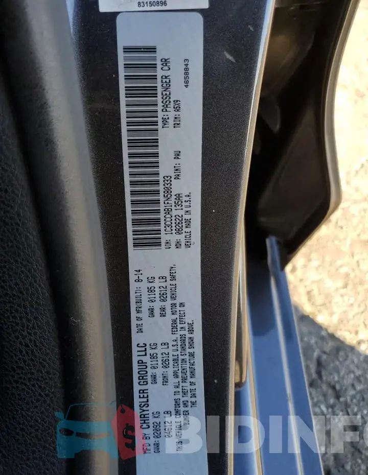 1C3CCCAB1FN580333 Photo# 12