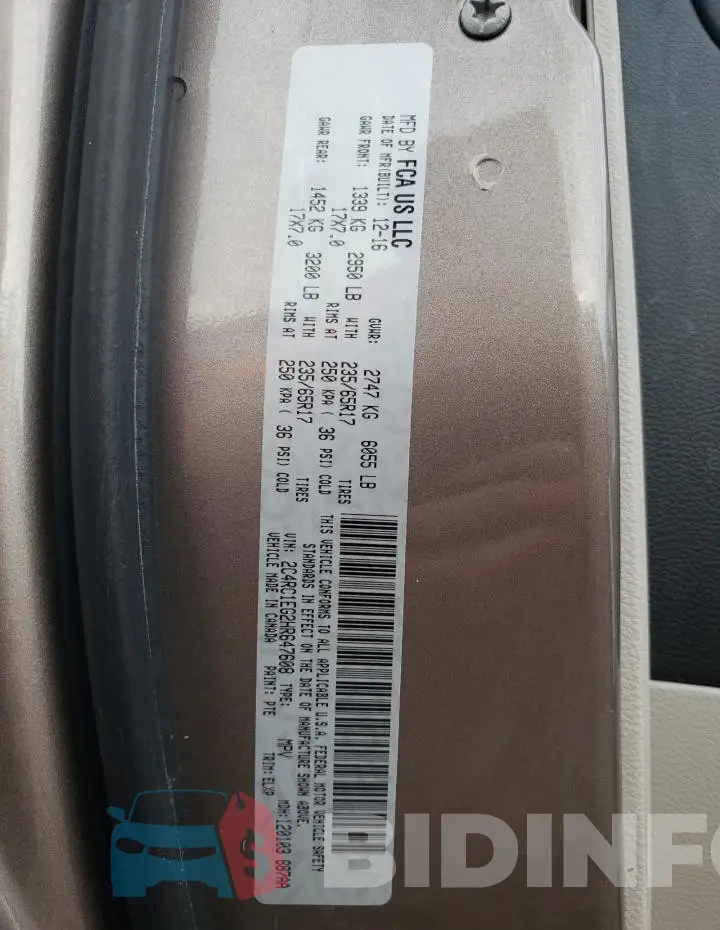 2C4RC1EG2HR647608 Photo# 14