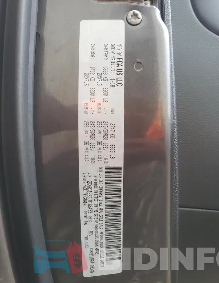 2C4RC1EG2JR165453 Photo# 14