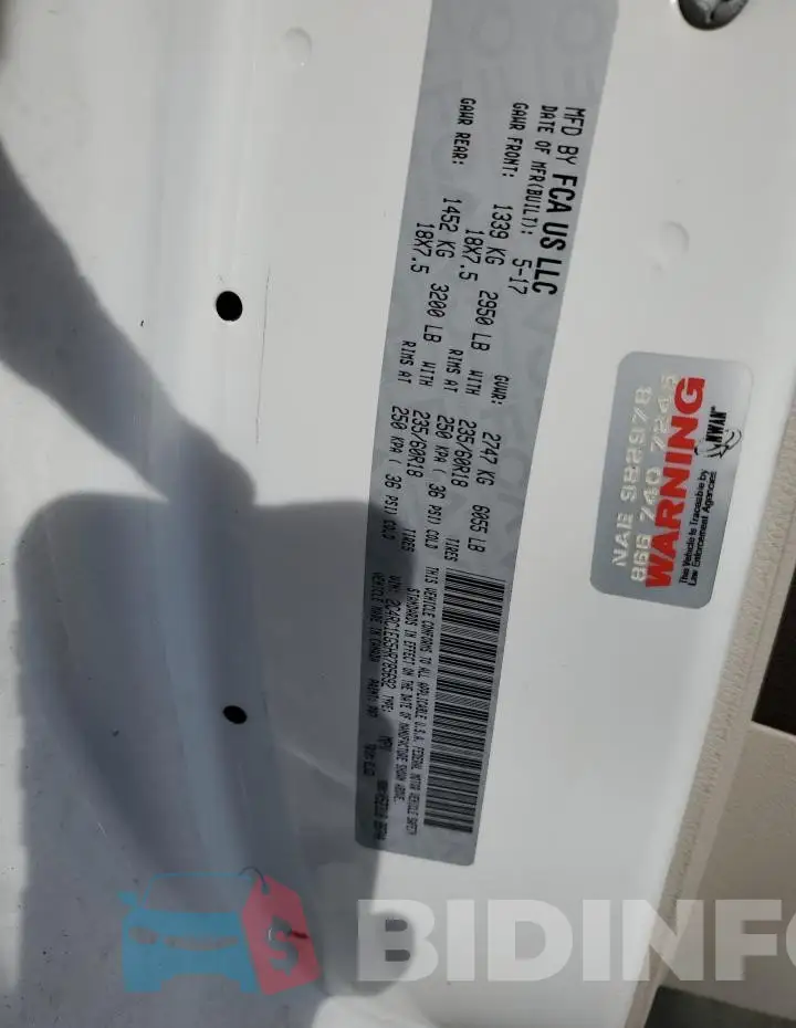 2C4RC1EG5HR785692 Photo# 13