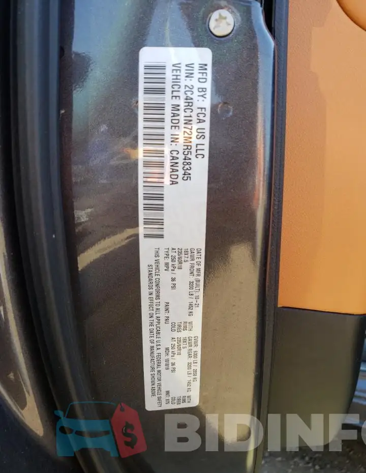 2C4RC1N72MR548345 Photo# 13