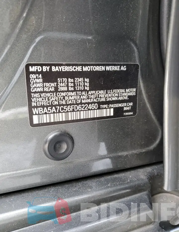 WBA5A7C56FD622460 Photo# 12
