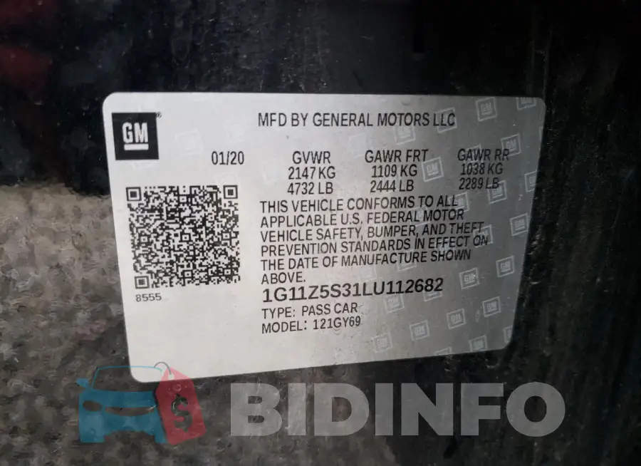 1G11Z5S31LU112682 Photo# 12