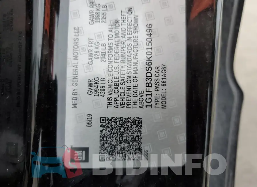 1G1FB3DS6K0150496 Photo# 12