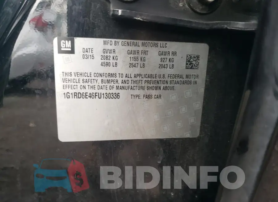 1G1RD6E46FU130336 Photo# 12