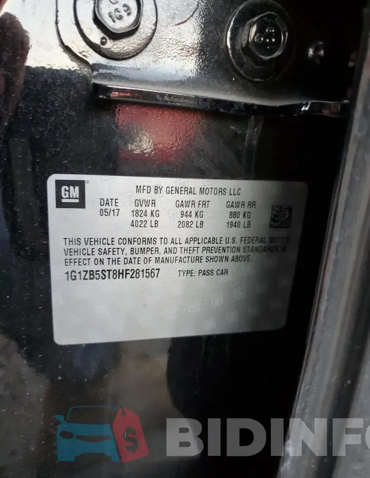 1G1ZB5ST8HF281567 Photo# 12
